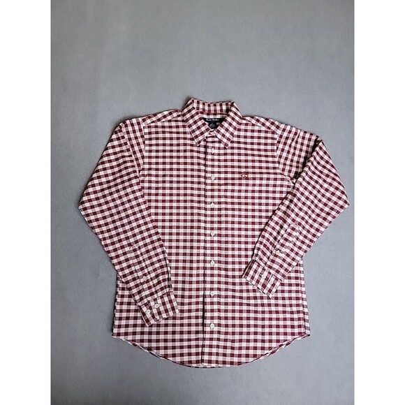 Brooks Brothers Other - Brooks Brothers Shirt Mens L Fleece Red Plaid Supima Cotton Dad Preppy Logo